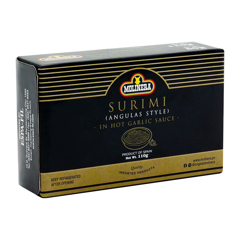 Molinera Surimi (Angulas Style) in Hot Garlic Sauce – The Espa-fil Market