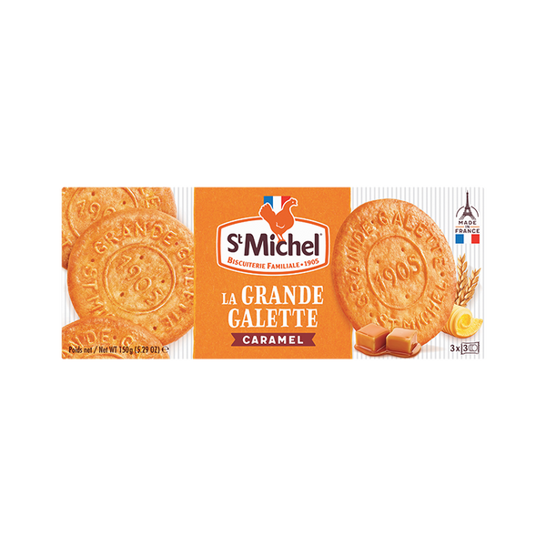 St Michel Grande Galette (Caramel Butter Cookies) 150g